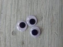 Nalepovací dekorační oči 18 mm - samolepicí