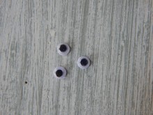 Nalepovací dekorační oči 12 mm - 30 kusu samolepicí