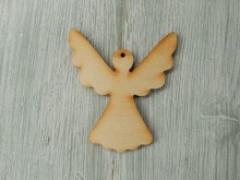 Dřevěný andělíček výřez