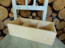 Dřevěný zásobník 3 komory