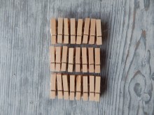 Dřevěné kolíčky 24 ks  3 cm 