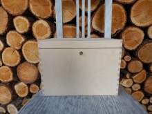 Dřevěná truhlička obdelník na klíček