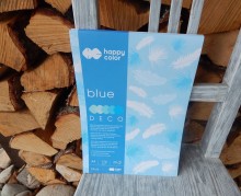 Barevný papír A4 170 gr 5 odstínů modré 