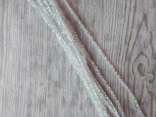Drátky chlupaté metalické, perleťové 6 mm 30 cm