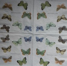 Ubrousek 33 x 33 cm Motýlci jeden kus