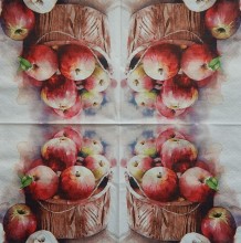 Ubrousek 33 x 33 cm Jablíčka jeden kus