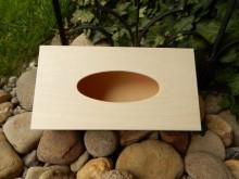Dřevěná krabička na kapesníky - vršek překližka