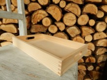 Dřevěný podnos nový rovný