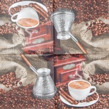 Ubrousky 33 x 33 cm Aromatic coffee