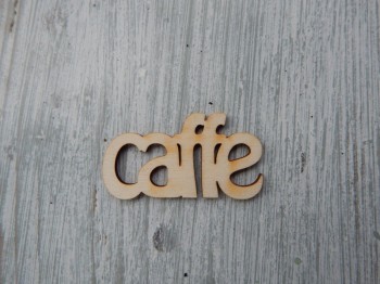 Dřevěný výřez caffé