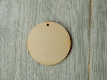 Dřevěné závěsné kolečko 7 cm