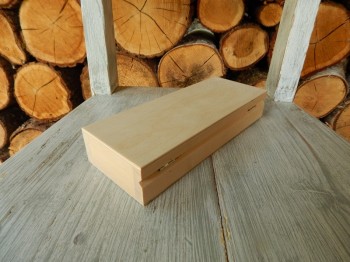 Dřevěná krabička penálek bez přihrádek