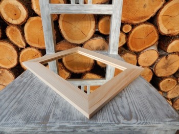 Dřevěný rám - zrcadlo velký