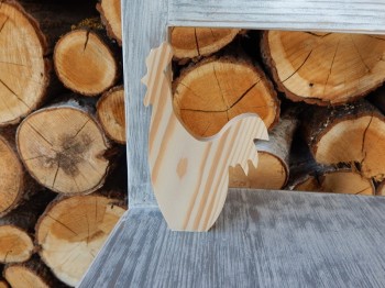 Dřevěný kohoutek masiv menší