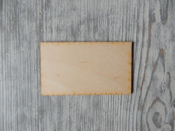 Dřevěná destička 11 x 6,5 cm