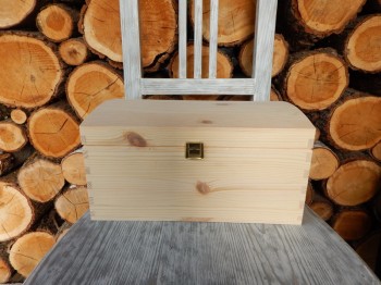 Dřevěná truhlička malá přírodní