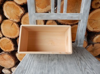 Dřevěný box nejmenší falešný otvor