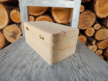 Dřevěná bednička přírodní nejmenší FO
