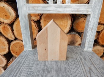 Dřevěný domek 10 x 16 cm buk český výrobek