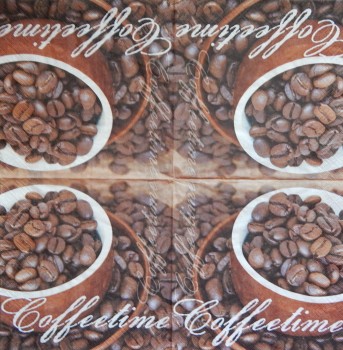 Ubrousky 33 x 33 cm Coffe time 
