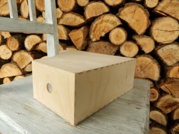 Dřevěný zásobník na doklady - šanon