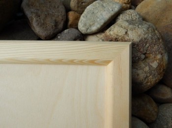 Dřevěný rámeček oblý větší