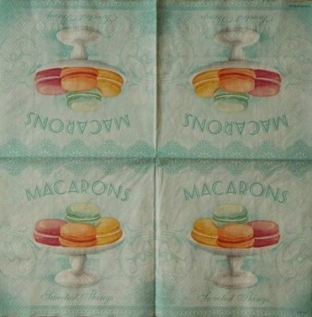 Ubrousky 33 x 33 cm Macarons - 1 kus
