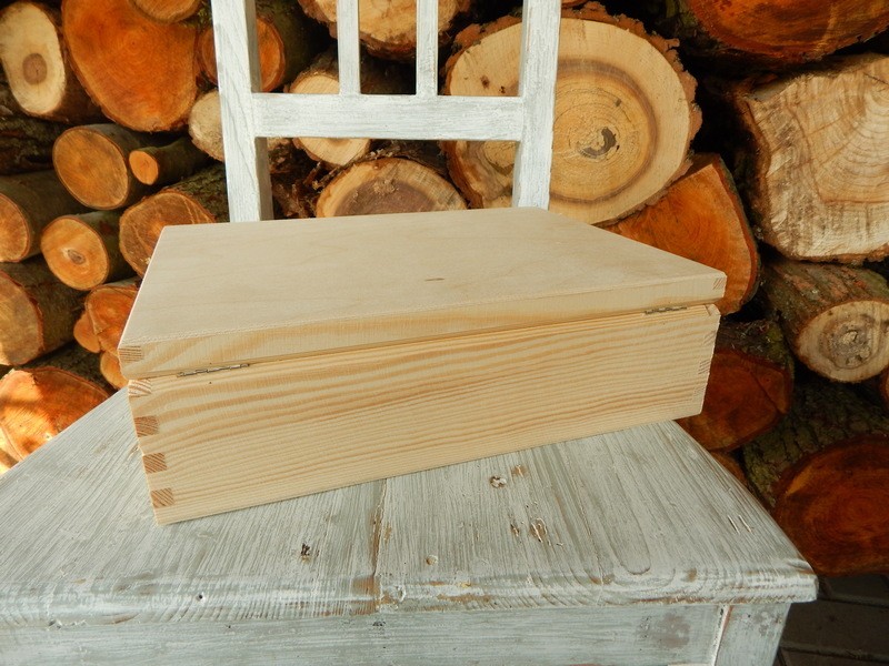 Dřevěná krabička obr bez zapínání