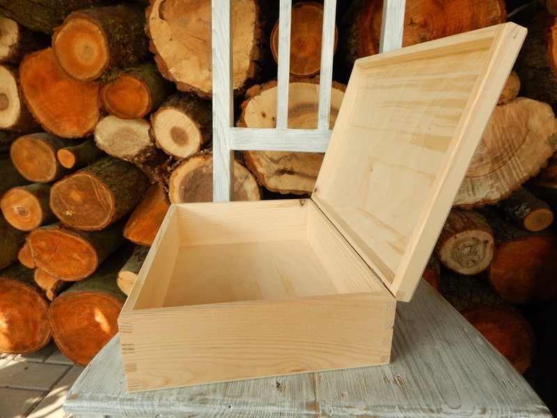 Dřevěná krabička obr bez zapínání
