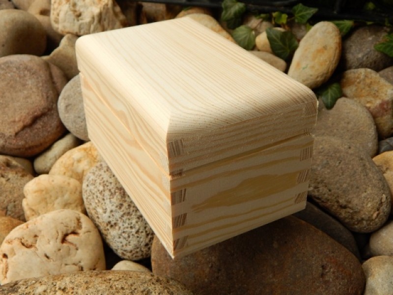Dřevěná krabička na čaj 2 komory 