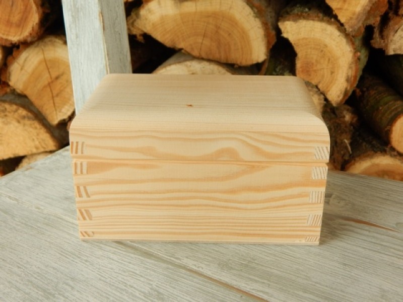 Dřevěná krabička na čaj 2 komory 